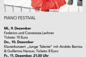Pianofestival im Dezember 2020