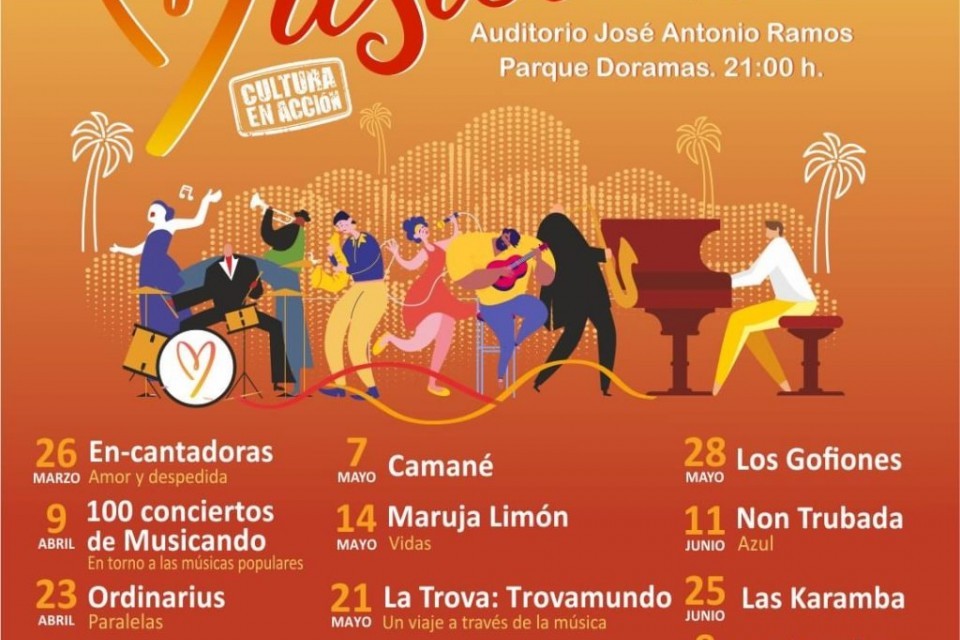 Musicando  Open-Air-Konzerte im Parque Doramas im Mai 2022